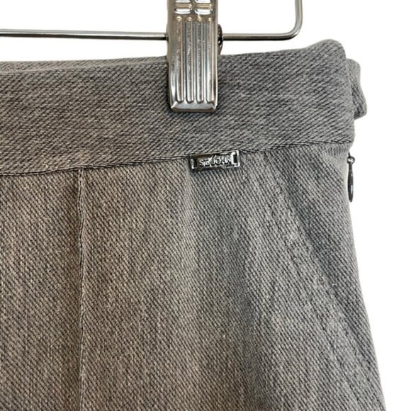 St. John grey slim ankle zip classy high rise trouser pants size 10 - Picture 5 of 9